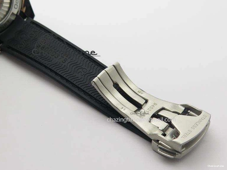 0411 Colorful Planet Ocean SS Bp Maker 45mm Black Bezel On Black Rubber Strap A 8219